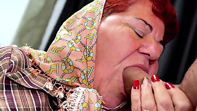 BBW Granny Gets Anal & Her Hairy Pussy Fucked POV