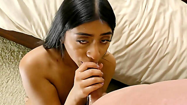 Big Natural Tits Latina Girl Fucked By Hard Dick With White Stockings