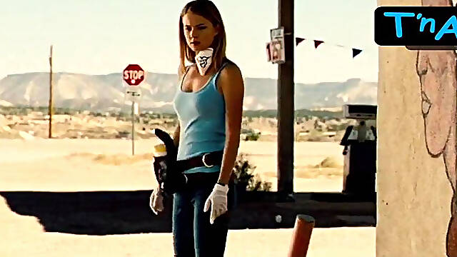 Emily Vancamp Breasts Scene in Carriers