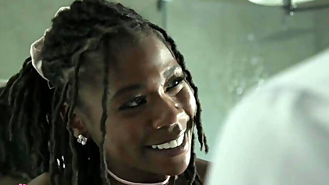 Ebony Teen Is Hot for Stepdad