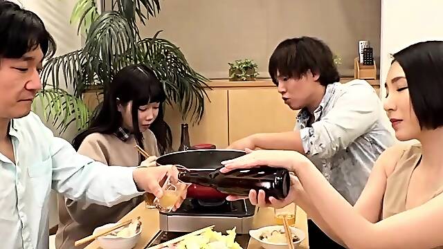 Japanese teen handjob in bus full of people