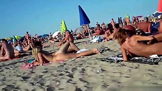 Playa Sexo Amateur, Con Gorro, Aficionadas En La Playa