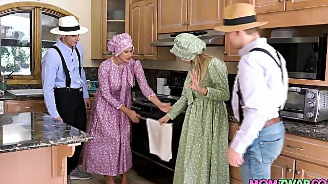 Amish chicks Penny Barber and Pristine Edge are naughtier than you think!