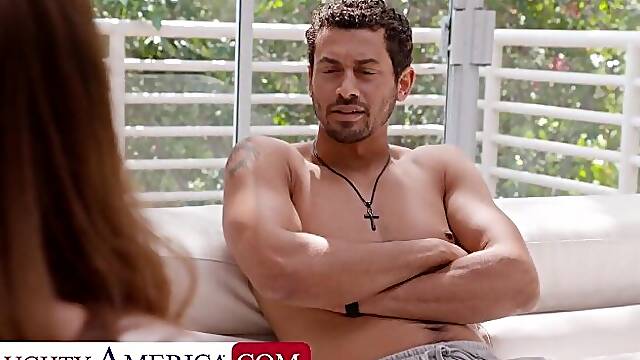 Filthy America: Natural Latina Carmen Valentina bangs great cock to end on faptube