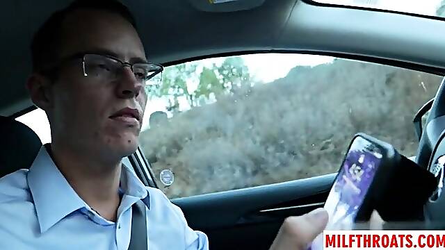 Big tits mom dp and cumshot