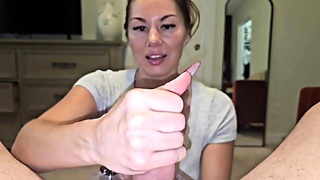 Blonde amateur milf does anal pov