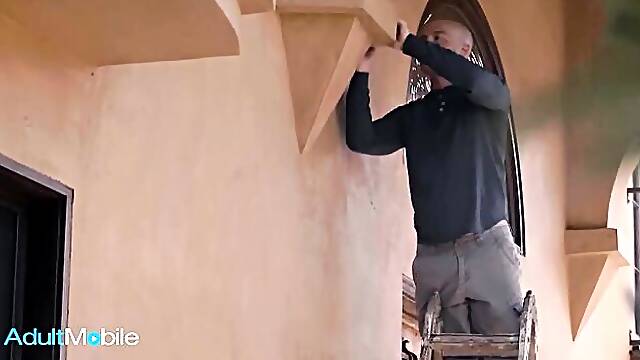 Ella Nova and Nathan Bronsons spread eagle video by Adult Mobile