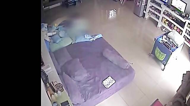 Indonesian Mom on IP cam
