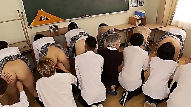 Horny college girls have group sex