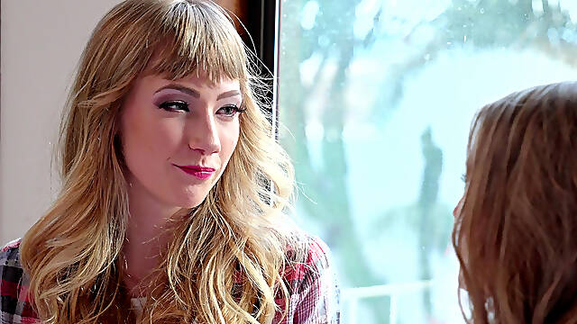 Passionate lesbian games of stunning sluts Ivy Wolfe, Cherie DeVille and Scarlett Sage