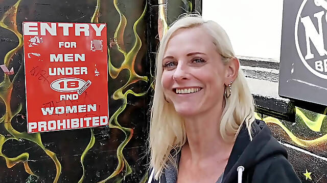 German whore lands random dudes solid inches in a wild hook-up