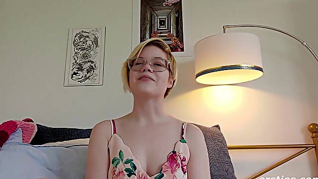 Ersties - Blonde Babe Enjoys Having Her Nipples Played With