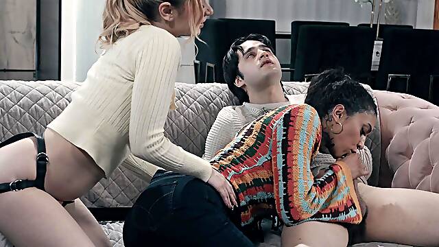 Demi Hawks and boyfriend fucks tutor
