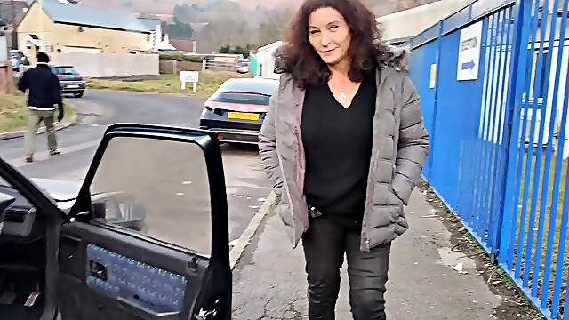 Voiture Ancienne, Celine Durant, Vielle En Voiture