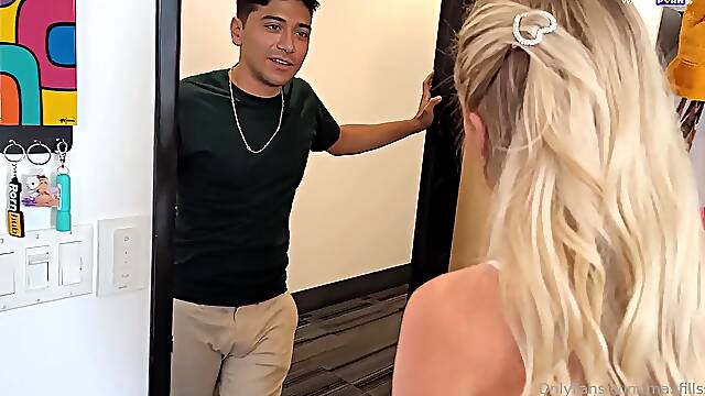 Blonde Milf Fucks Sons Friend - Danielle Renae