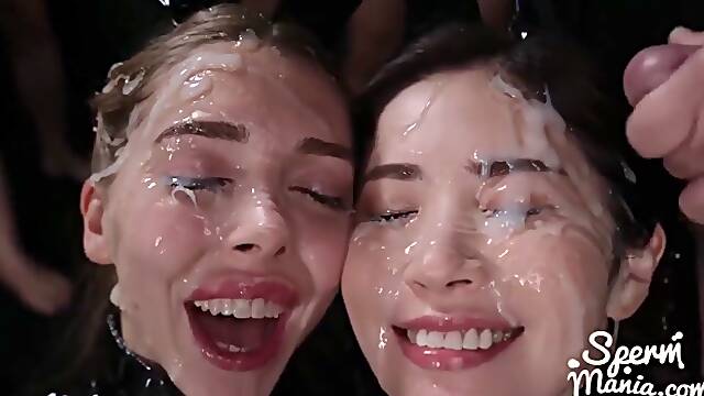 Sticky Bukkake Girls - Mary Popiense And Haruka Suzuno - Lucie Theodorova