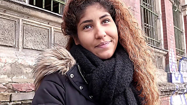 Brown Latina Talk To Fuck At Street Casting