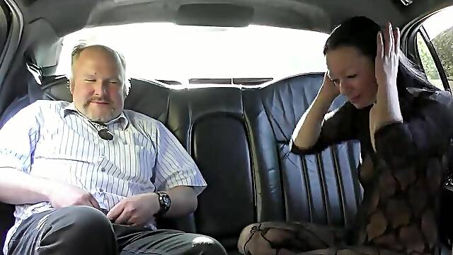 Gangbang with an older brunette who loves cheating