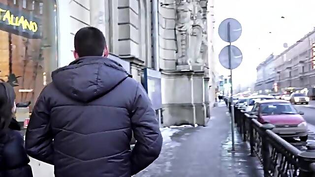 Sex on Adventures Week, All this guy needed to do was tell a joke or two and a cute teeny he picked up right on the street was ready to get to know him much closer. They went back to his place and...