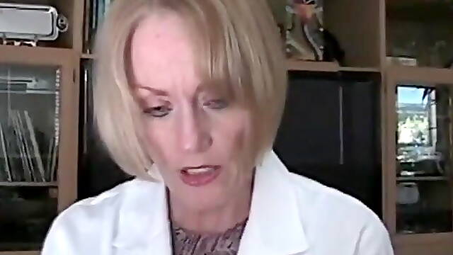 Granny Doctor Examines Cock