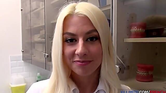 Blonde Dentist Fucks Her Patient