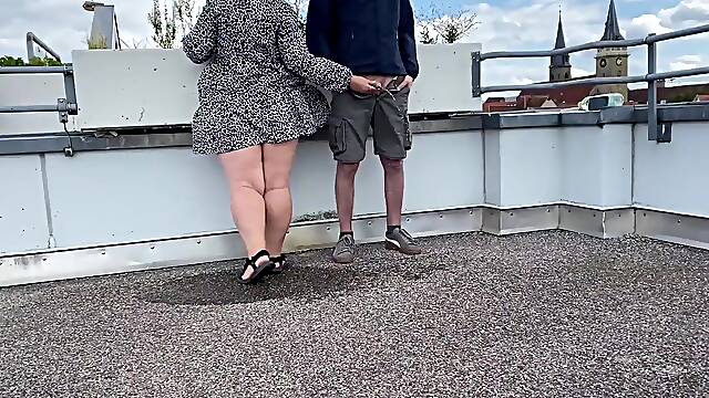 My Dirty Hobby Peeing with my mother-in-law in different places