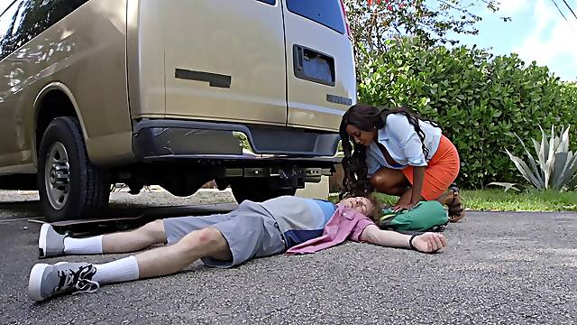 Blonde Seduces with Passion in a Wild Interview Indoor Affair