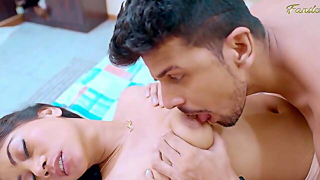Sultry Indian beauty captivates with daring charm in intense passion