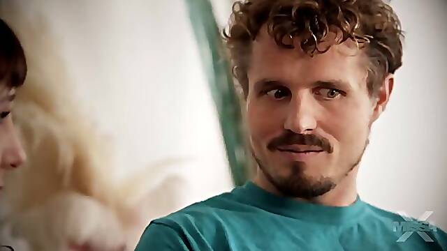 Busty brunette MILF Melody Mynx gets anally fucked by her stepson