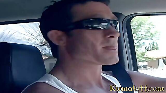 Sexy brunette teen gets rough bang for fun