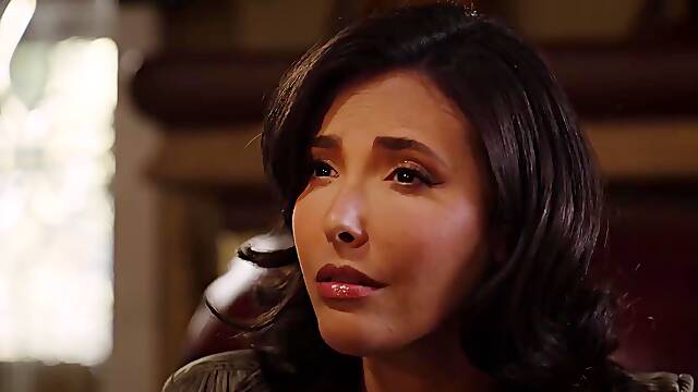 Milf counselor lets her clients wife lick her pussy ifo him