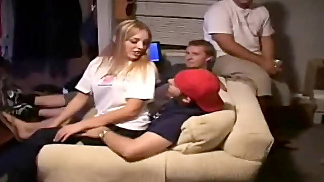 Frat party turns into wild hardcore sex fest