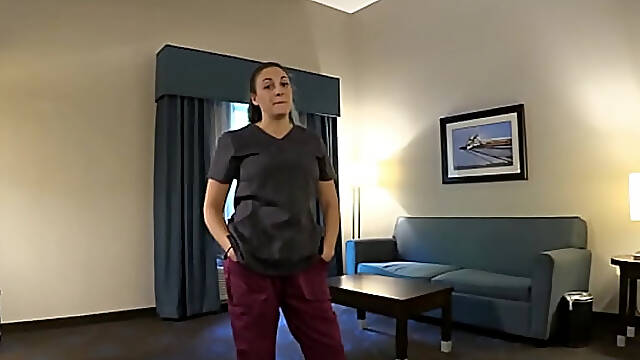 Curvy Nurse StepMom Fucks Injured StepSon