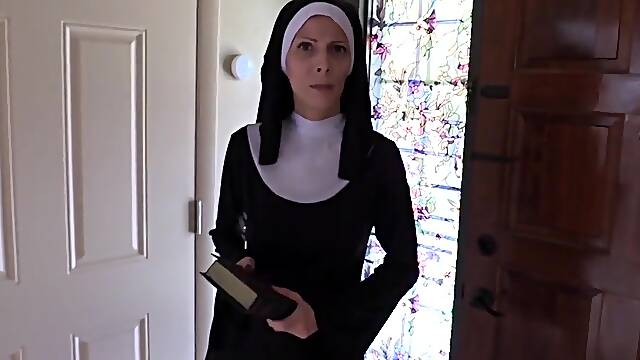 Nonne Baise, Essayer Anal, Nonne Éjaculation Interne, Bonne Sœur