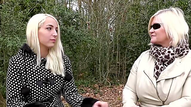 Old Nanny and Blonde Babe Passionate Lesbian Encounters