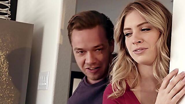 Sheridan Love and Giselle Palmer are busty women enjoying a dong