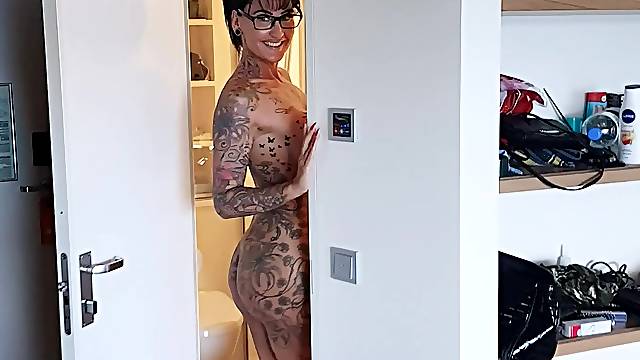 German big boobs escort tattoo milf shave pussy under shower