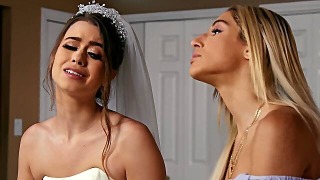 Abella Dangers Forbidden Lesbian Play in a Bedroom