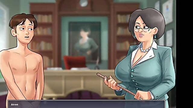 Dessin Animé Milf, Enseignante Maman, Maman Et Prof, Mere Yoga