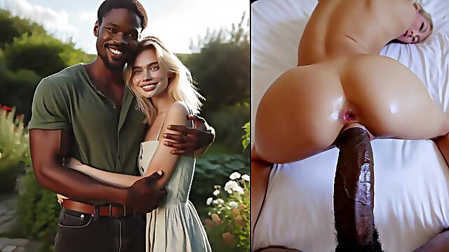 My charming BLOND WIFE being totally broken into by NEGAO GIFTED - her fresh steady lover!