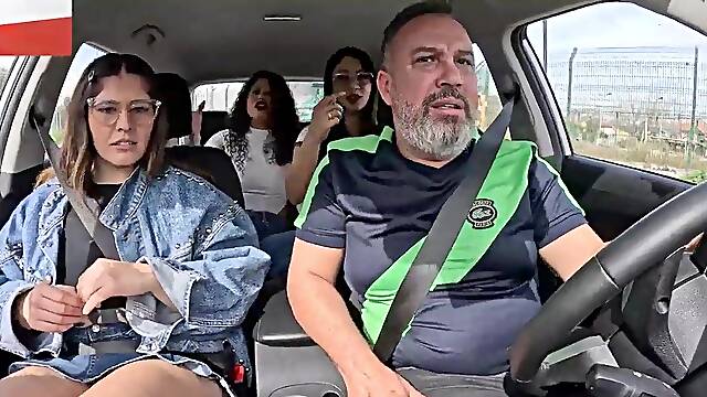 Model Infinitha hitchhiked in Santiago, Chile and sucked on the town streets.