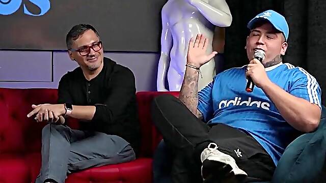 Sara Blond is savagely drilled by a fan with a GIANT ramrod whilst her cuckold spouse watches em - JuanBustos Podcast