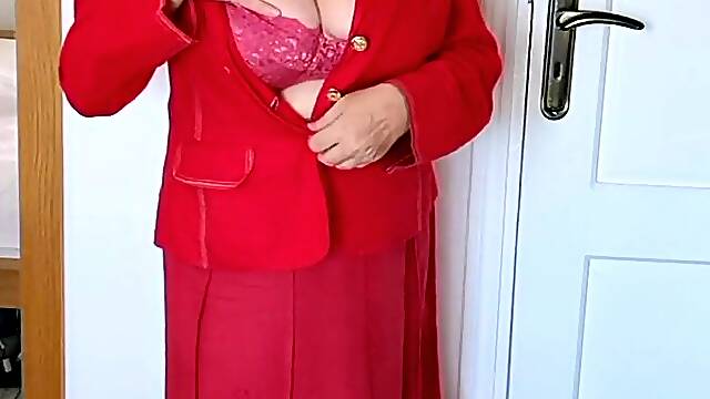 Life Lesson: Grandma Teaches Step-Grandson About Sex Poses. Taboo role-play.