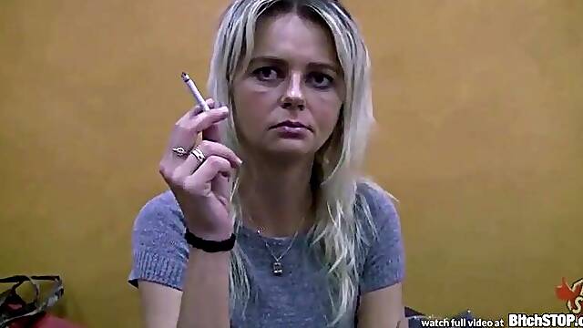 Slut STOP - Golden-Haired Czech mother Id like to fuck screwed in car