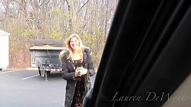 Baisé Sur Un Parking, Voyeur Sexe Public