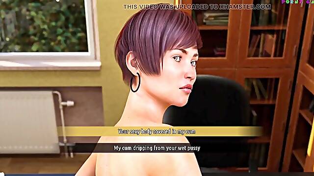 MILFs of Sunville by L7team - Hot Teacher Has a Library Rencounter, Creampie Between the Book 76