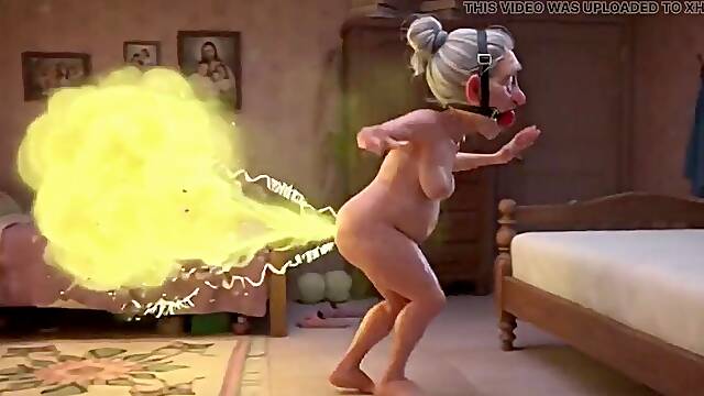 Granny Farting Heavily in Bedroom - Lengthy & Stinky Farts