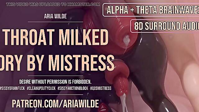 Mouth Milked Dry By Headmistress Femdom Sissy ASMR JOI BINAURAL BRAINWAVES