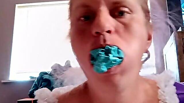 Satin Panty Gag