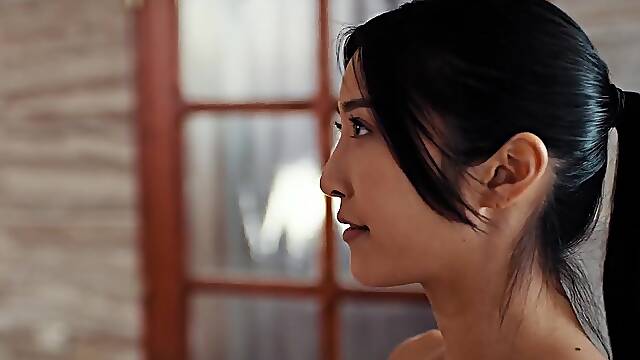 Oriental Ladyboy Transgender Surprise - Hot Futanari Hermaphrodite Fuckdoll Hands Free Spunk flow